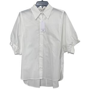 NWT Pharaoh Collection Claude Shirt Italian Poplin   Size 3/Large